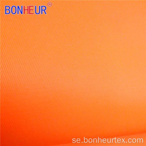 Fluorescerande gul poly / bomull CVC twill tyg